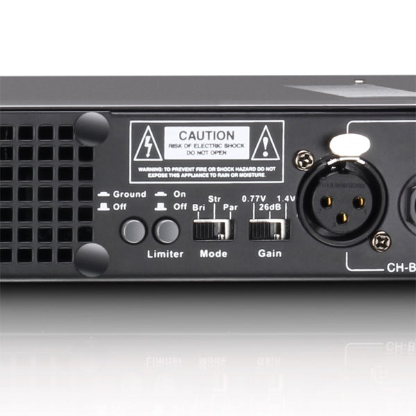 LD Systems XS 200 2 x 100 Watt 4 Ohms PA Power Amplifier Class D (LDXS200 LD-XS200)