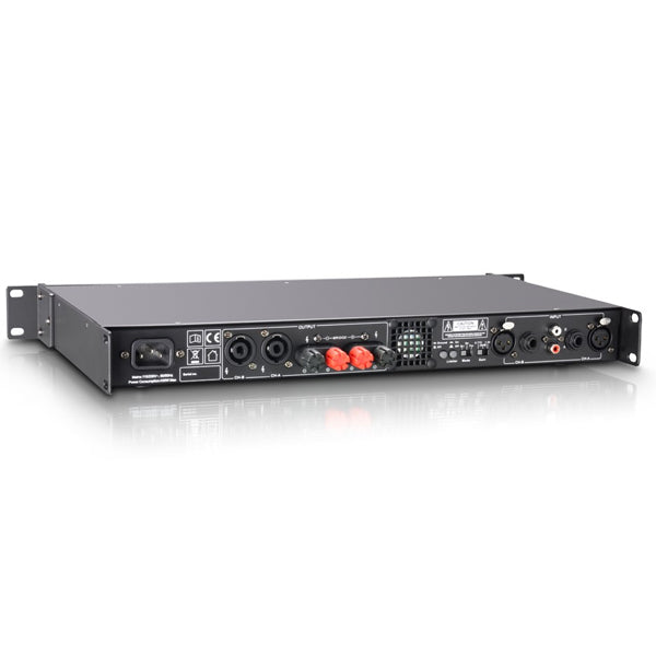 LD Systems XS 400 2 x 200 Watt PA Power Amplifier Class D Amp (LDXS400 LDXS-400)