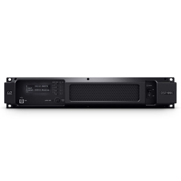 LD Systems DSP 44 K 4 Channel 4 x 1200 Watts DSP Power Amplifier with Dante (DSP44K DSP-44-K)