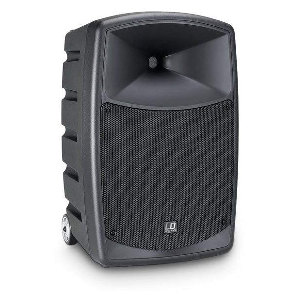 LD Systems ROADBUDDY 10 HS B5 480 Watt Battery Powered Bluetooth Speaker with Mixer, Bodypack and Headset