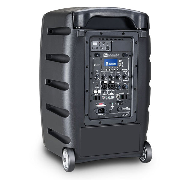 LD Systems ROADBUDDY 10 HS B5 480 Watt Battery Powered Bluetooth Speaker with Mixer, Bodypack and Headset