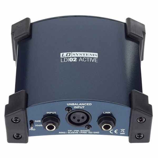 LD Systems LDI02 DI Box High Performance Active Instrument Direct Box