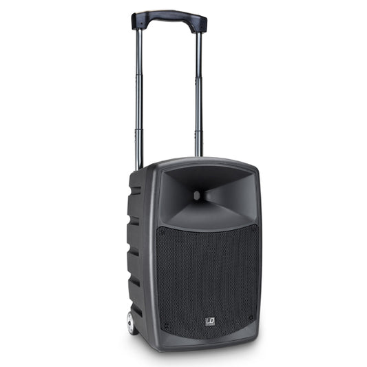 LD Systems ROADBUDDY 10 BASIC 480 Watt Battery Powered Bluetooth Speaker with Built in Wheel
