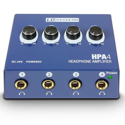 LD Systems HPA 4 4 Channel Amp Headphone Amplifier ( HPA4  HPA-4)