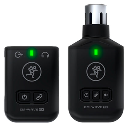 Mackie EM Wave XLR Wireless Plug-On Mic Microphone Handheld System Rechargeable Battery with Case
