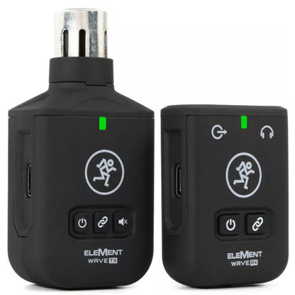 Mackie EM Wave XLR Wireless Plug-On Mic Microphone Handheld System Rechargeable Battery with Case