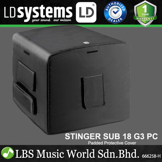 LD Systems STINGER SUB 18 G3 PC Padded Protective Cover for Stinger G3 Subwoofer 18 Inch (LDESUB18G3PC)