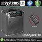 LD Systems Roadjack 10 Battery Powered Bluetooth Rechargeable Loudspeaker with Mixer and 2 Way Speaker (LDRJ10)