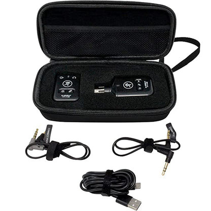 Mackie EM Wave XLR Wireless Plug-On Mic Microphone Handheld System Rechargeable Battery with Case