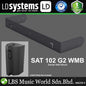 LD Systems SAT 102 G2 WMB Powder Coated Steel Swivel Wall Mount for LDSAT102G2 (SAT102G2 WMB)
