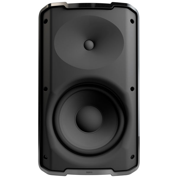LD Systems DQOR 8 T B 8 Inch 16 Ohm Two-way Passive Indoor Outdoor Installation Loudspeaker - Black (LDDQOR8TB)