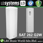 LD Systems SAT 262 G2 180 Watt 2 X 6.5 Inch Passive Installation 2 Way Speaker Wall Loudspeaker (LDSAT262G2)