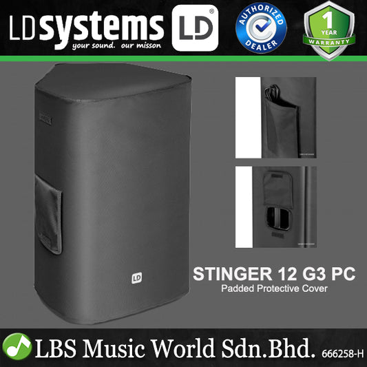 LD Systems STINGER 12 G3 PC Padded Protective Cover for Stinger G3 PA Loudspeaker 12 Inch (LDEB122G3PC)