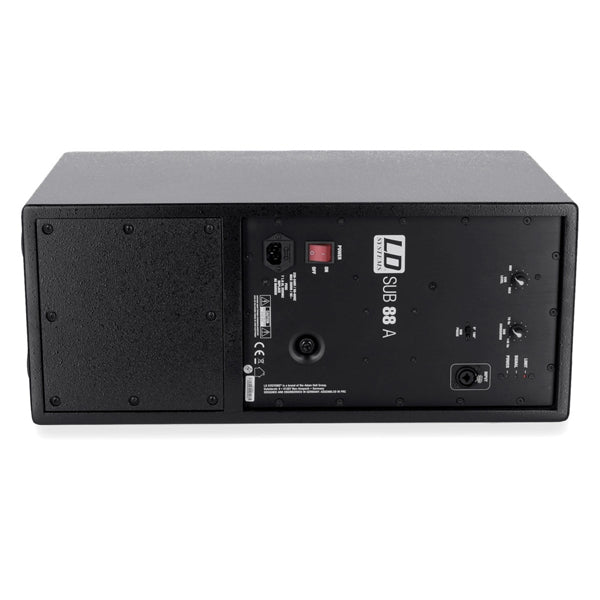 LD Systems SUB 88 A 150 Watt 2 x 8 Inch Active Installation Subwoofer (SUB88 A SUB88A SUB88-A)