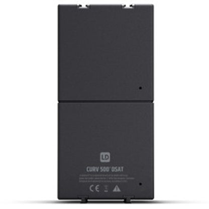 LD Systems CURV 500 D SAT 8ohms Duplex Satellite Wall Mounted Loudspeaker - Black (LDCURV500DSAT)