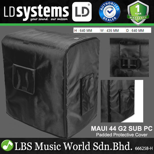 LD Systems MAUI 44 G2 SUB PC Padded Protective Cover for MAUI 44 G2 Subwoofer