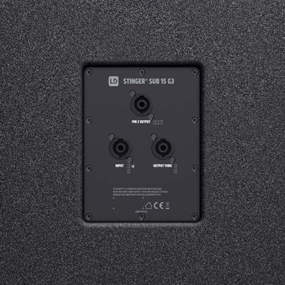 LD Systems Stinger SUB 15 G3 Passive 600W 15Inch  Bass Reflex PA Subwoofer (LDESUB15G3)