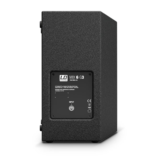 LD Systems MIX 6 G3 280 Watt Passive 2 Way Follower Loudspeaker to LD Systems MIX 6 A G3 (MIX6G3  LDMIX62G3)