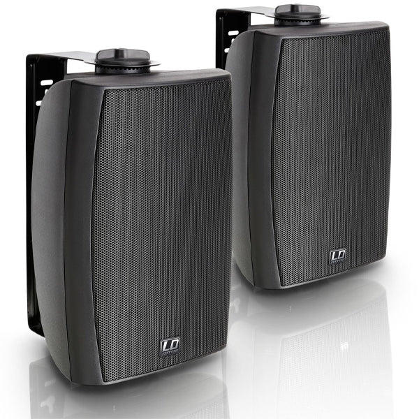 LD Systems CWMS 52 30 Watt 5.25 Inch Woofer 2 Way Wall Compact Mount Speaker or Speaker100 Volt - Pair (CWMS52 100V)