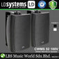 LD Systems CWMS 52 30 Watt 5.25 Inch Woofer 2 Way Wall Compact Mount Speaker or Speaker100 Volt - Pair (CWMS52 100V)