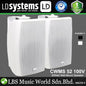 LD Systems CWMS 52 30 Watt 5.25 Inch Woofer 2 Way Wall Compact Mount Speaker or Speaker100 Volt - Pair (CWMS52 100V)