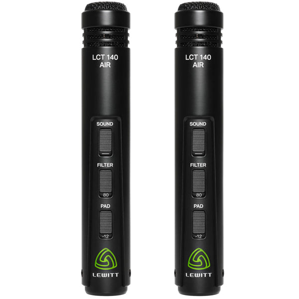 Lewitt LCT 140 AIR Stereo Mic Pair Small Diaphragm Instrument Condenser Microphone - Pair (LCT140 AIR)