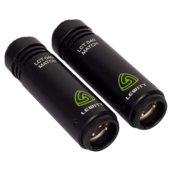 Lewitt LCT 040 Match Stereo Pair Condenser Cardiod Small Diaphragm Acoustic Guitar Drum Mic Microphone (LCT040)