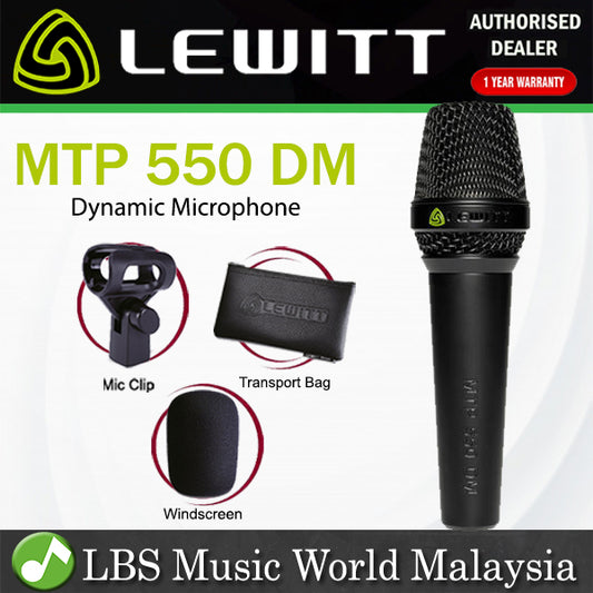 Lewitt MTP 550 DM Dynamic Cardiod Vocal Stage Monitor Live Mic Microphone (MTP550)
