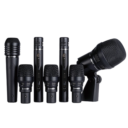 Lewitt DTP Beat Kit Pro 7 Professional Studio Live Drum Recording Kit Arsenal Set Mic Microphone