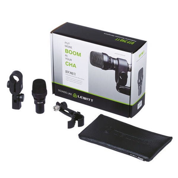 Lewitt DTP 340 TT Dynamic Supercardiod Toms Snare Amp Studio Live Mic Microphone (DTP340)
