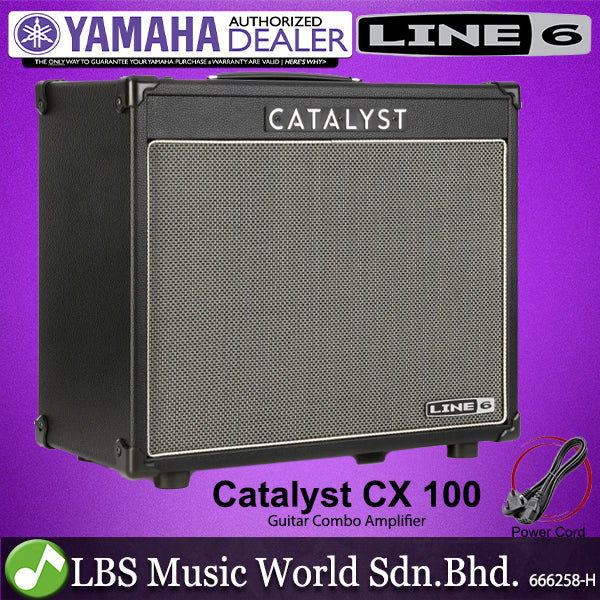 [Indent Order] Line 6 Catalyst CX 100 100Watt 1x12 Dual Channel Amp Guitar Combo Amplifier (CX100)