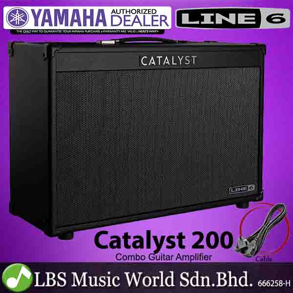 Line 6 Catalyst 200 Watt 2X12 Inch Electric Guitar Combo Amplifier with 4 Channel USB Recording Audio Interface