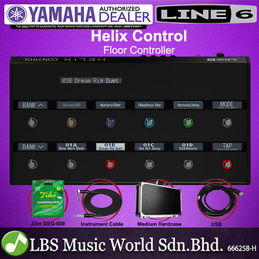 Line 6 Helix Control Floor Controller for Helix Rack Multi Effect Processor Pedal with 12 Touch Sensitive Foot Switches