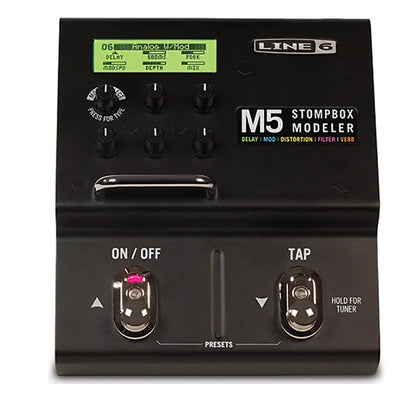 Line 6 M5 Stompbox Modeler Guitar Pedal with Over 100 Effects, Tuner, and Tap Tempo (M 5)
