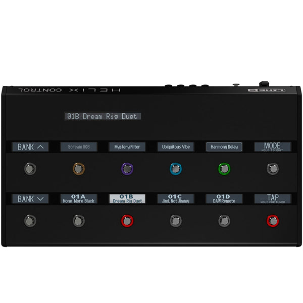 Line 6 Helix Control Floor Controller for Helix Rack Multi Effect Processor Pedal with 12 Touch Sensitive Foot Switches