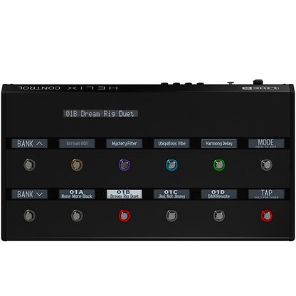 Line 6 Helix Control Floor Controller for Helix Rack Multi Effect Processor Pedal with 12 Touch Sensitive Foot Switches