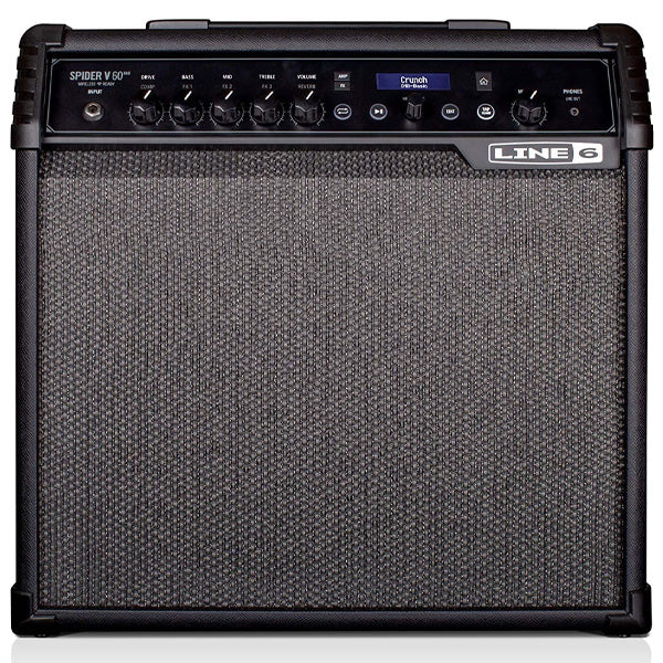 Line 6 Spider V 60 MkII 60 Watt 1X10 Inch Modeling Combo Electric Guitar Amplifier with 200 Amp Preset (V60)