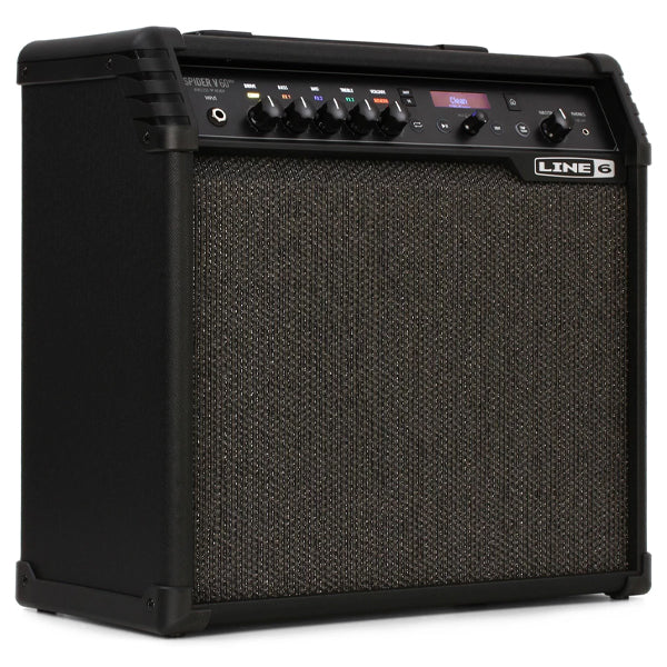 Line 6 Spider V 60 MkII 60 Watt 1X10 Inch Modeling Combo Electric Guitar Amplifier with 200 Amp Preset (V60)