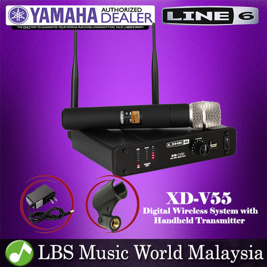 Yamaha Line 6 XD-V55 Wireless Mic Handheld Microphone (XDV55 XD V55)