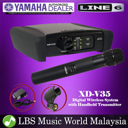 Yamaha Line 6 XD-V35 Wireless Mic System Handheld Microphone (XDV35 XD V35)