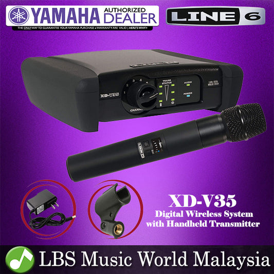 Yamaha Line 6 XD-V35 Wireless Mic System Handheld Microphone (XDV35 XD V35)