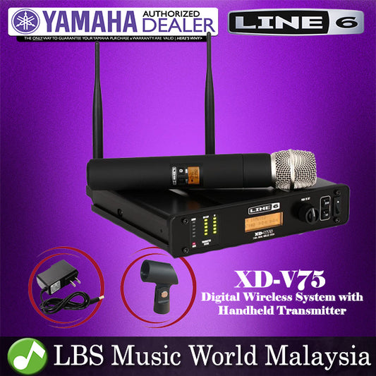 Yamaha Line 6 XD-V75 Wireless Mic Handheld Microphone (XDV75 XD V75)