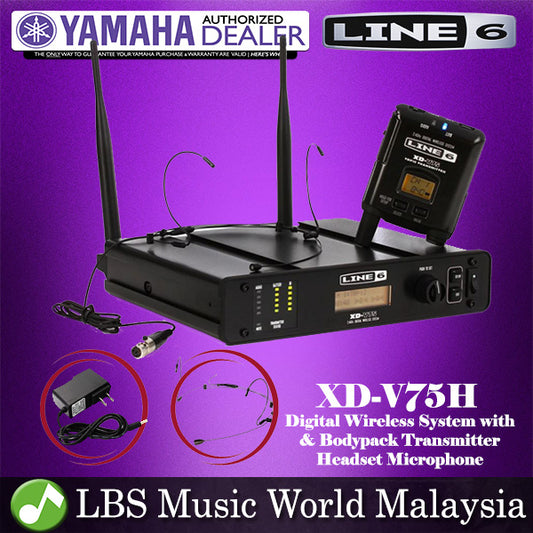 Yamaha Line 6 XD-V75H Wireless Mic Headset Microphone *Indent Basis (XDV75H XD V75H)