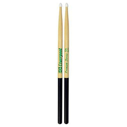 Liverpool PL Drumstick Premium Natural Line Series Marfim Wood Nylon Tip Drum Stick - PL 5AN 7AN