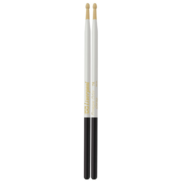 Liverpool Drumstick Premium Color Series Marfim Wood Tip Vermelha Drum Stick - PC 5AMV 7AMV