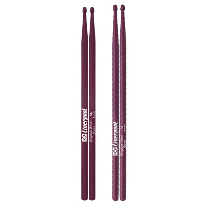 Liverpool Drumstick Brazillian Roxinho Wood Series Wood Tip Drum Stick - BW 5AM 7AM