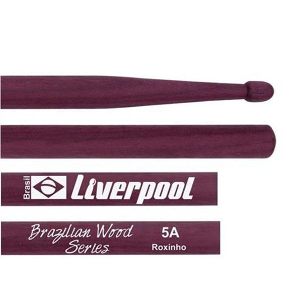 Liverpool Drumstick Brazillian Roxinho Wood Series Wood Tip Drum Stick - BW 5AM 7AM
