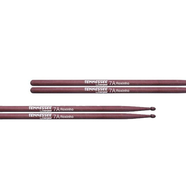 Liverpool Drumstick Tennessee Roxinho Wood Tip Drum Stick - TNROX 5A 7A