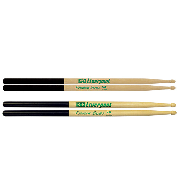 Liverpool PL Drumstick Premium Natural Line Series Marfim Wood Tip Drum Stick - PL 5AM 7AM