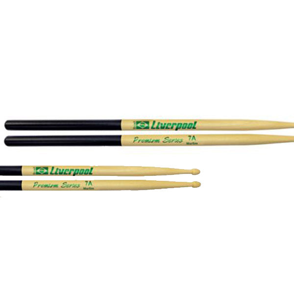 Liverpool PL Drumstick Premium Natural Line Series Marfim Wood Tip Drum Stick - PL 5AM 7AM